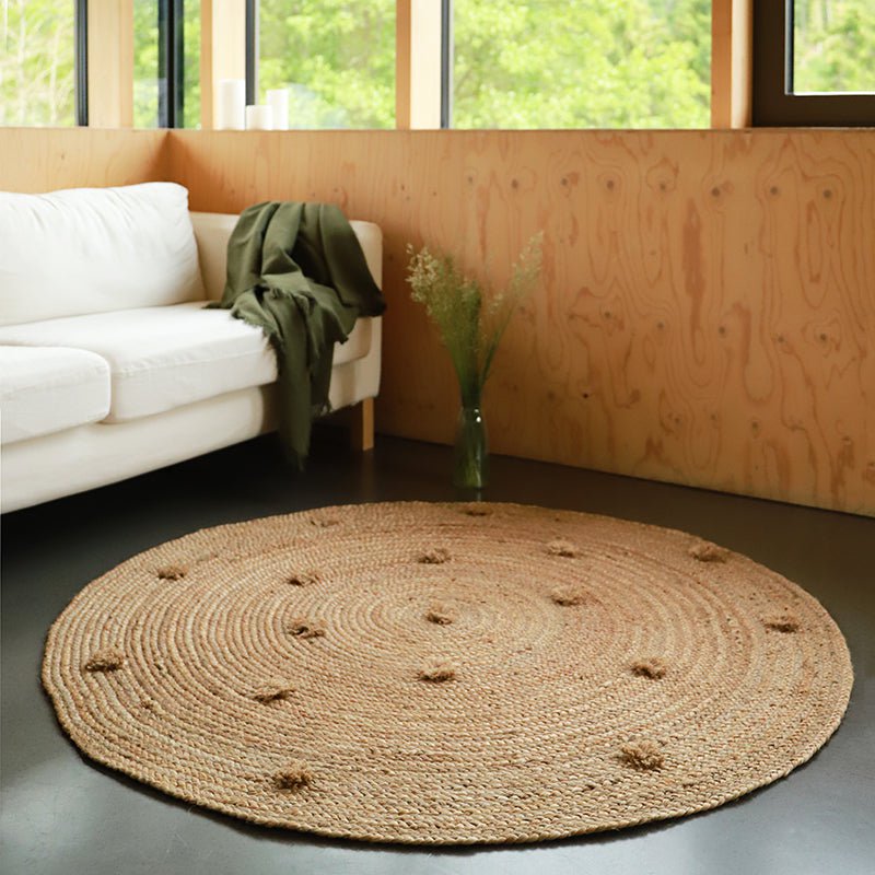 Vloerkleed rond jute 140 cm