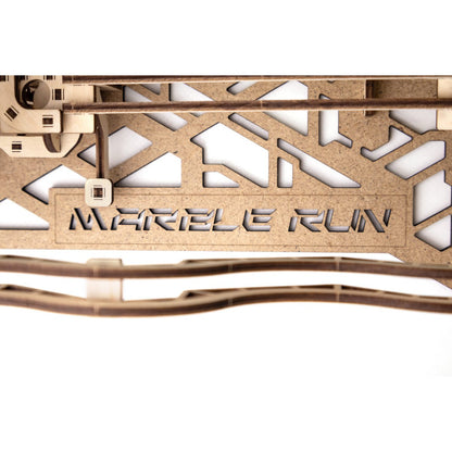 Eco Wood Art (EWA) DIY 3D Mechanische Houten Puzzel, Marble Run, 4592, 43,6x26,4x24,7 cm