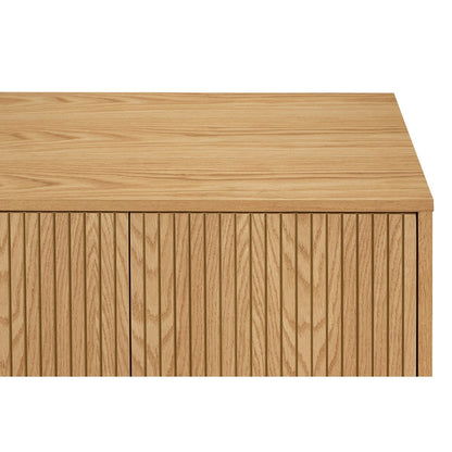 Ladekast 80x40x110 cm eiken houtfineer