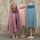 Pink tulle cape 3-5 years
