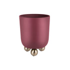 Plantpot 23 cm rood ijzer