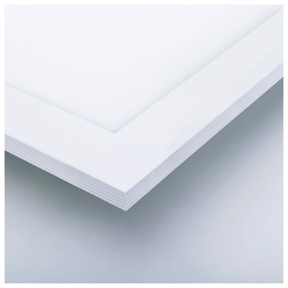 Led Paneel Plafondlamp Nico Wit Met Vaste Led En Functies