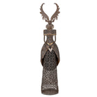 Decoration Figurine Deer 20x11x81 cm Brown Metal