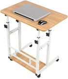 Laptoptafel 80x40 cm verstelbaar walnoot