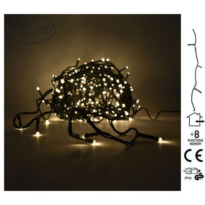 Ceruzo Led Verlichting - 18 Meter - 240 Led Lampjes - Warm Wit - Voor Binnen En Buiten