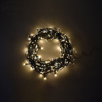 Ceruzo Led Verlichting - 9 Meter - 120 Led Lampjes - Warm Wit - Voor Binnen En Buiten