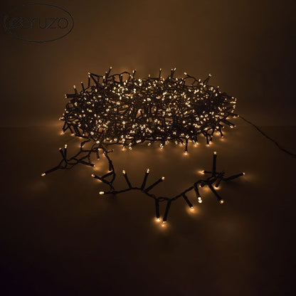 Ceruzo Micro Cluster - 400 Led - 8 Meter - 8 Lichtfuncties + Geheugen - Extra Warm Wit