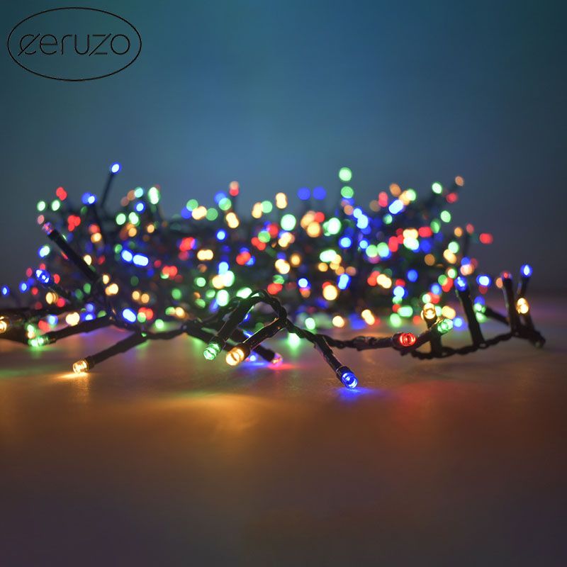 Ceruzo Micro Cluster - 1000 Led -  20 Meter - 8 Lichtfuncties + Geheugen - Multicolor