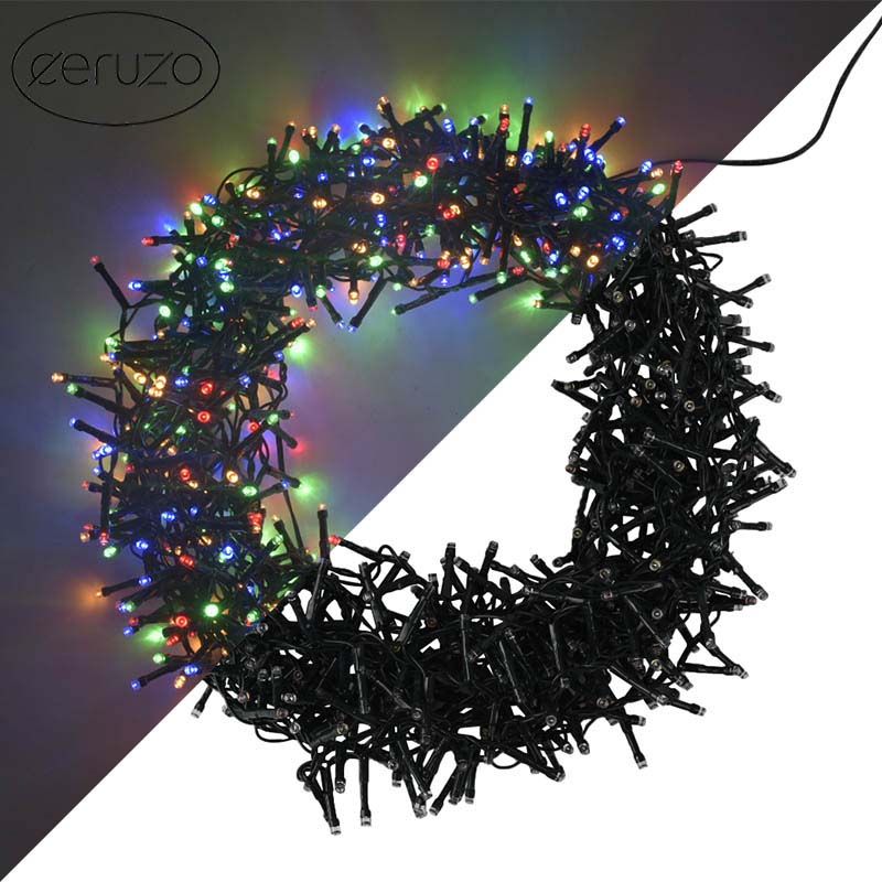 Ceruzo Micro Cluster - 1000 Led -  20 Meter - 8 Lichtfuncties + Geheugen - Multicolor