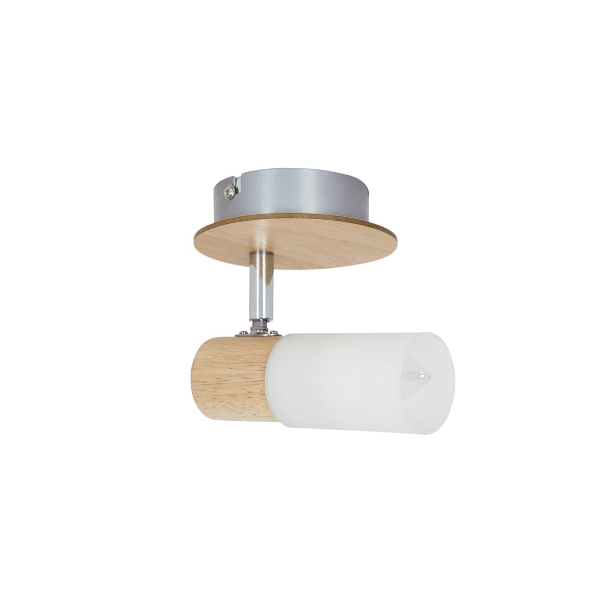 1st Wall-U. Ceiling spotlight "Todtnau", metal, wood and plastic, E14,