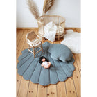 Grey Mint Velvet Shell Mat For Indoor And Outdoor Spaces