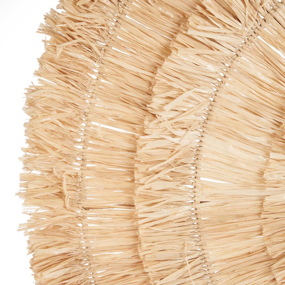 Muurdecoratie sisal L naturel