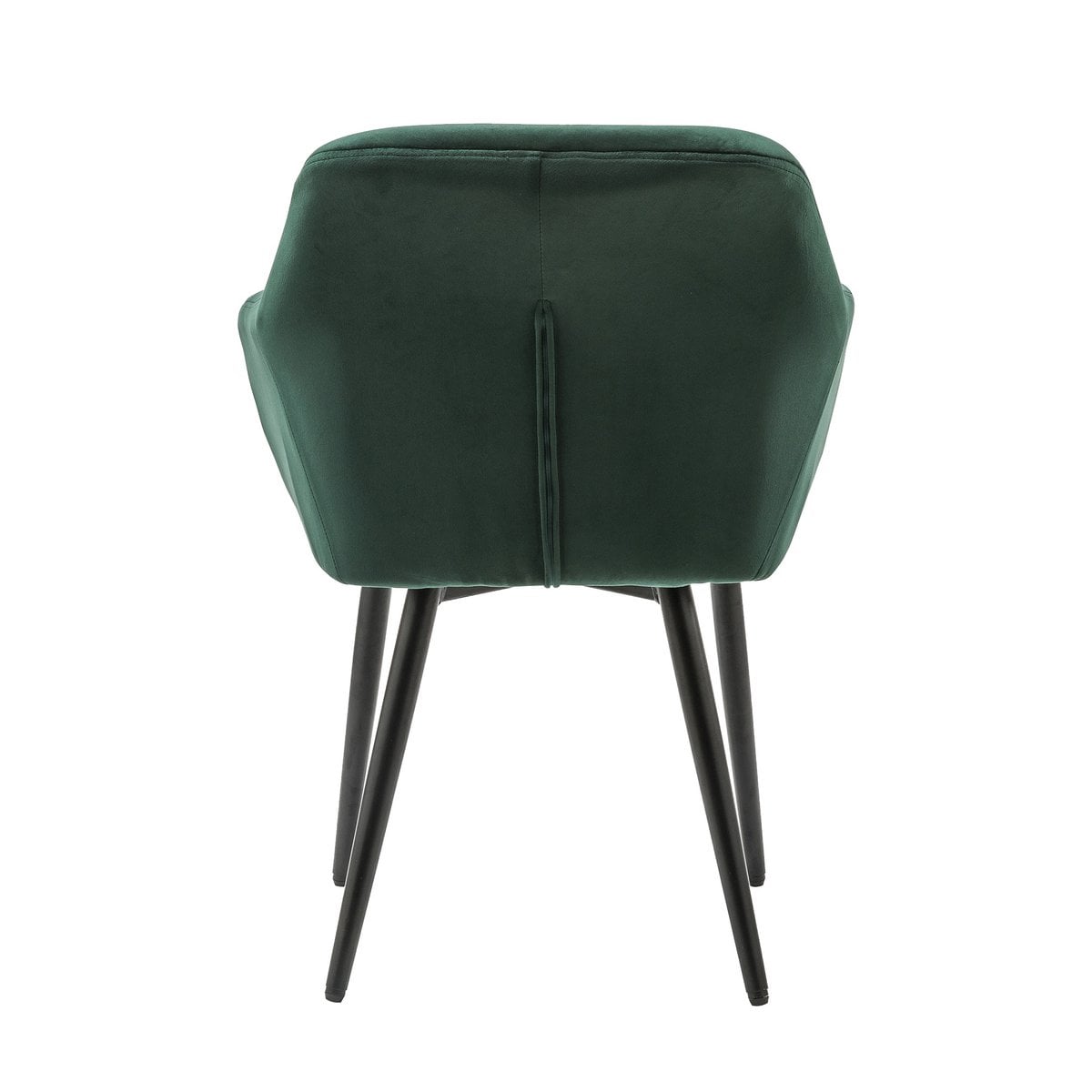 Fauteuil groen fluweel 61x45x85 cm