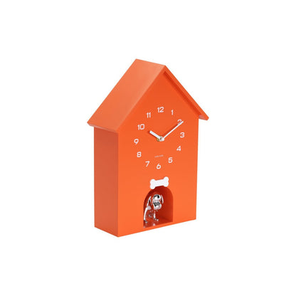 Wandklok Karlsson 37 cm oranje