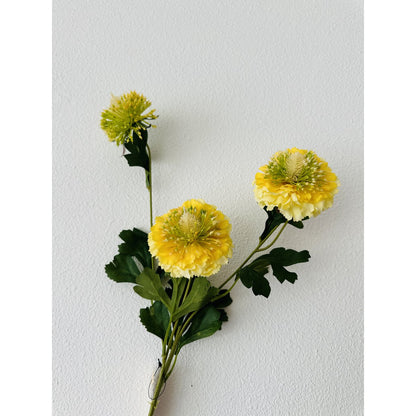 Scabiosa kunstbloem 80 cm rood 2 stuks