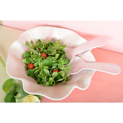 Saladebestek melamine roze 27x9.5x1 cm