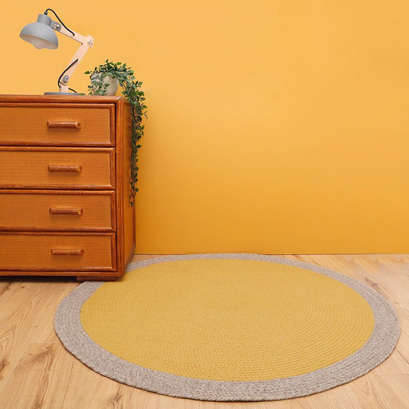 NOLAN TURMERIC Braided Wool Children's Rug