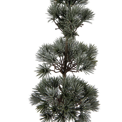 Mini Kunstkerstboom 14x14x60 cm Groen Hout