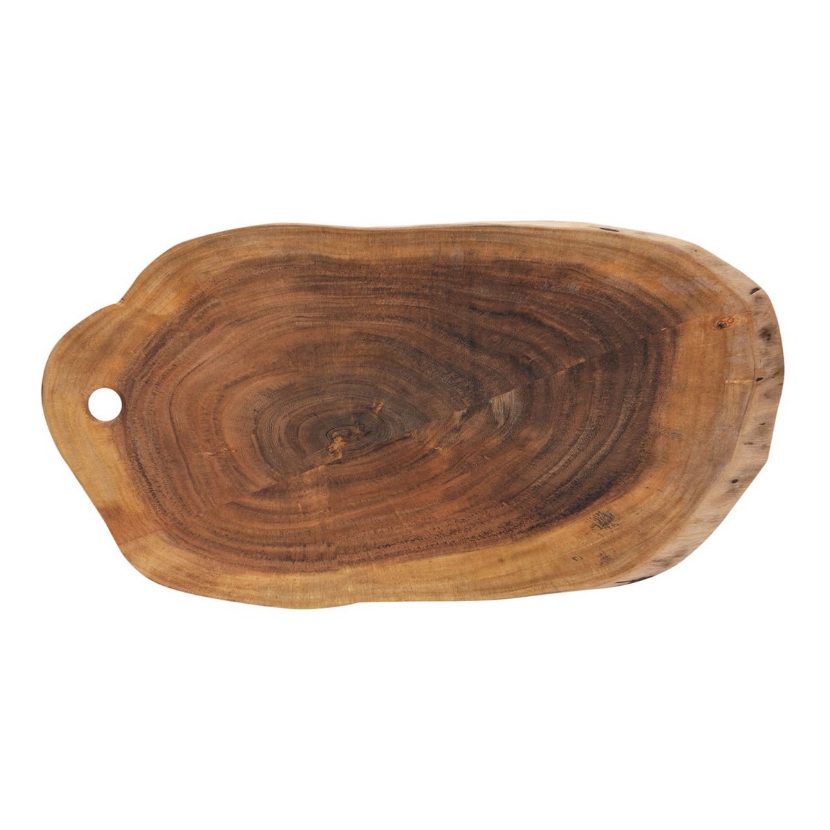 Boomschijfje van servicebord gelijmd 34x16cm of 52x24cm serveer tabletdecoratie Acacia massief