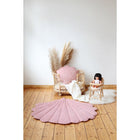 Soft Pink Velvet Shell Mat For Adventurous Trips