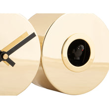 Wall Clock Duo Cuckoo Gilded