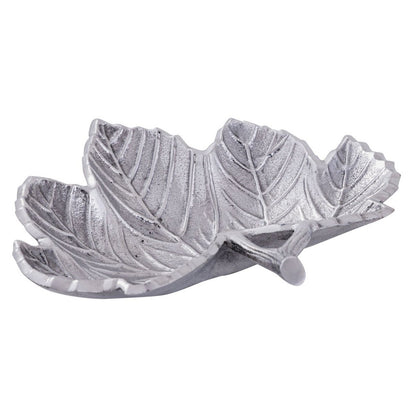 Decoratieve Schaal Bladmasterdoos Aluminium Bladgoud Zilver