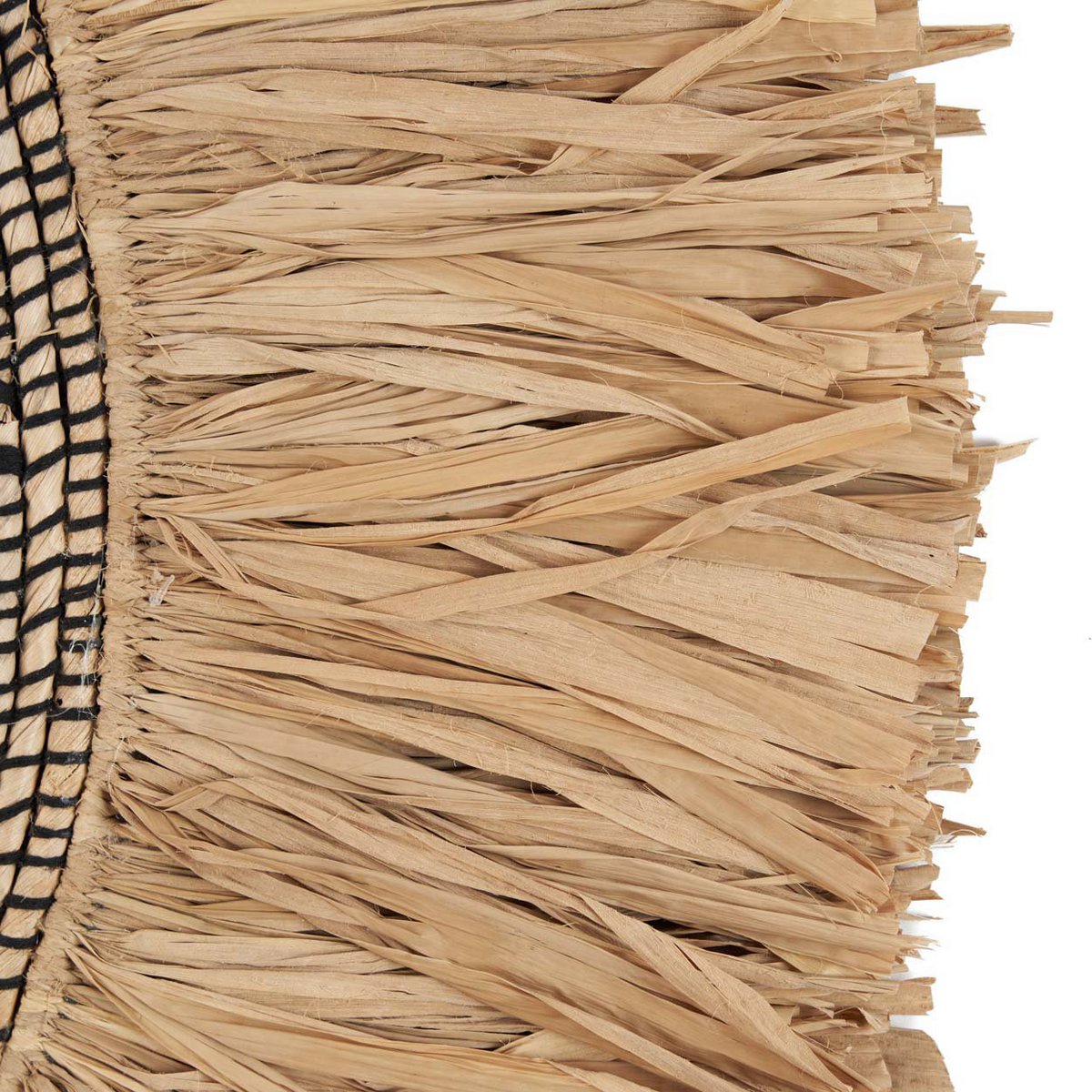 The Nahla Natural Circular Grass Material Wall Decoration