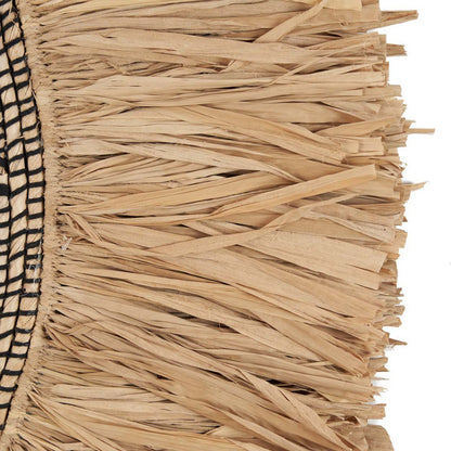 The Nahla Natural Circular Grass Material Wall Decoration