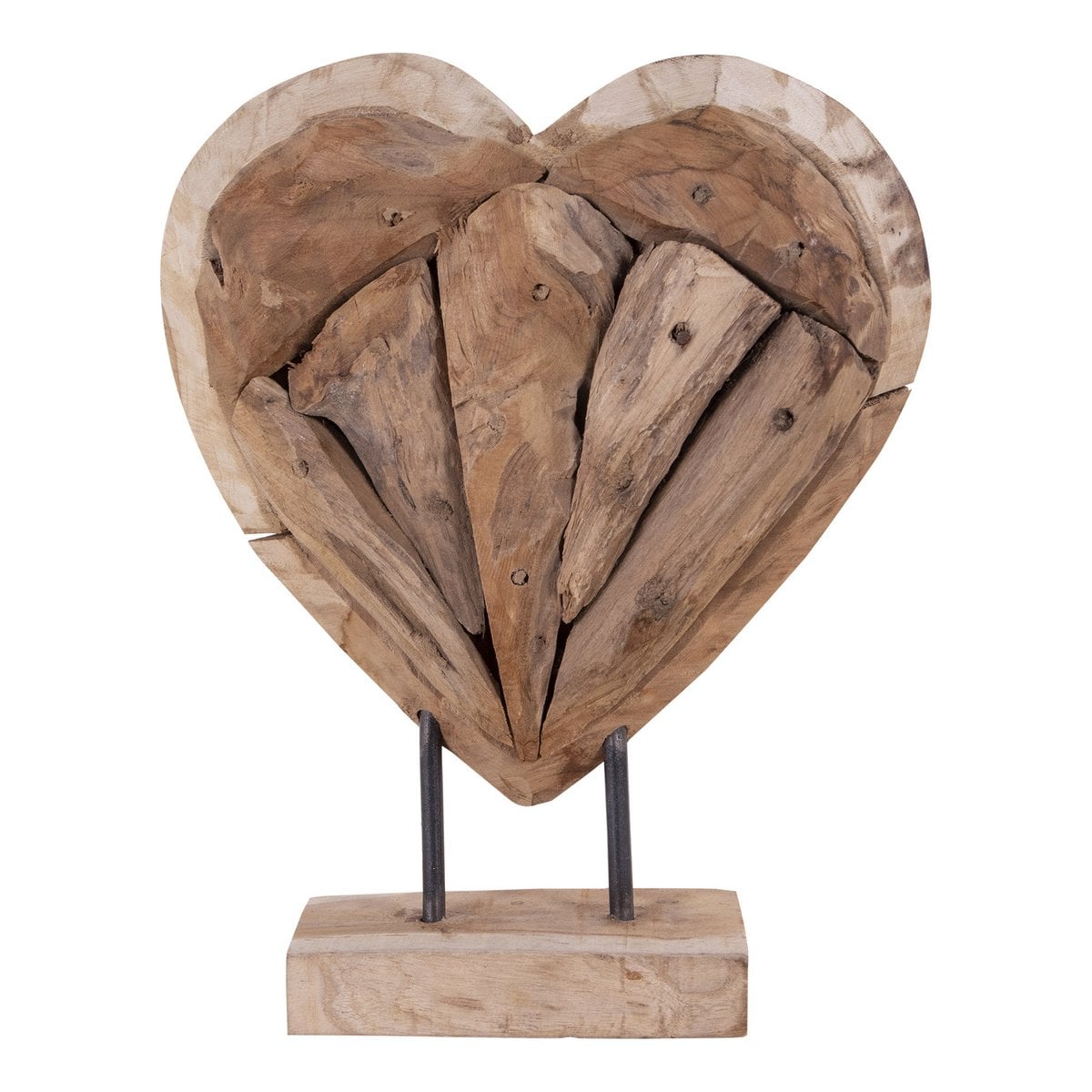 Almada Hart - Natuurlijk, Teak, 25x9x30 cm