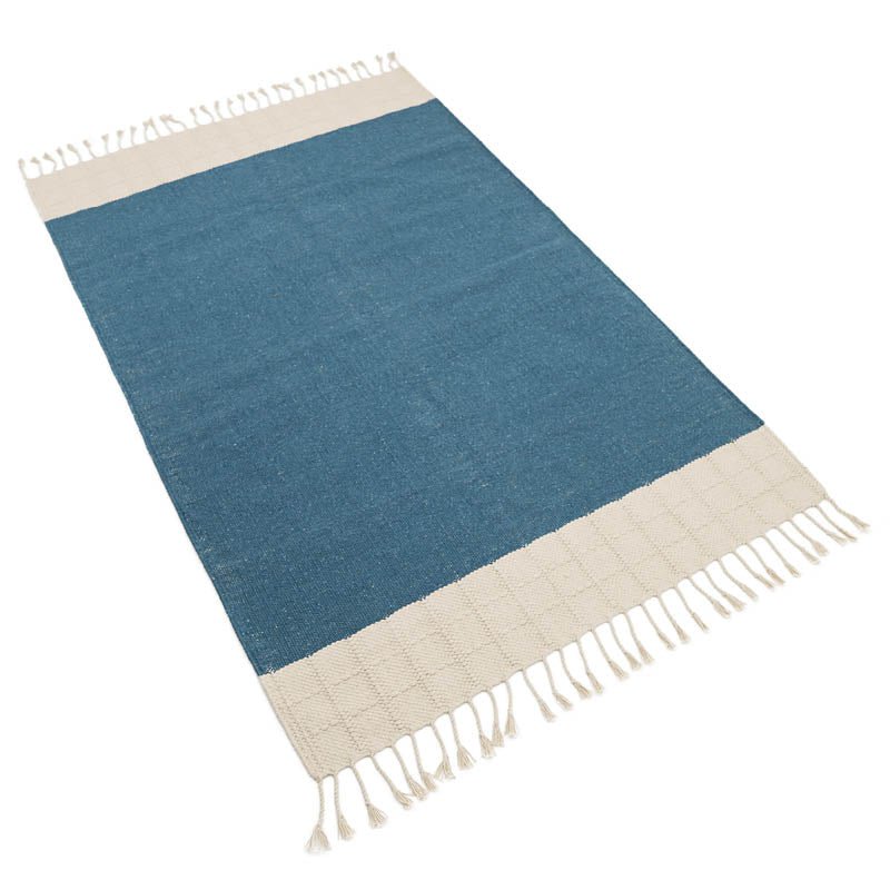 Kindertapijt 100x150 cm Lucia Bleu katoen gerecycled