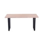 Eettafel 160x90x75 cm MDF zwart