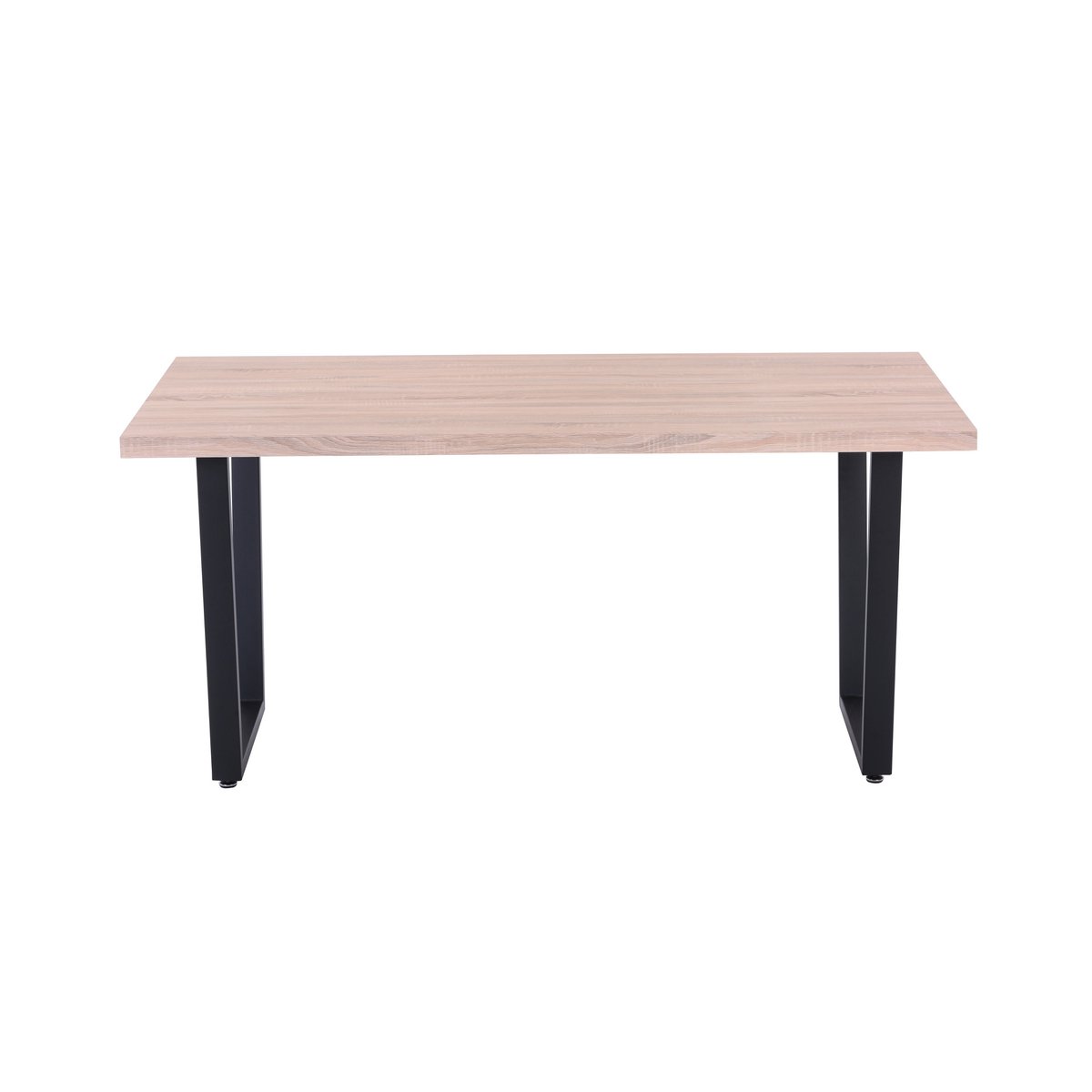 Eettafel 160x90x75 cm MDF zwart