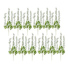 Kunstbloemen set 12 stuks 110 cm wit