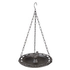 Bird Feeder Ø 23x8/36 cm Brown Iron