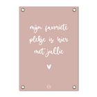 Garden poster favorite spot pink