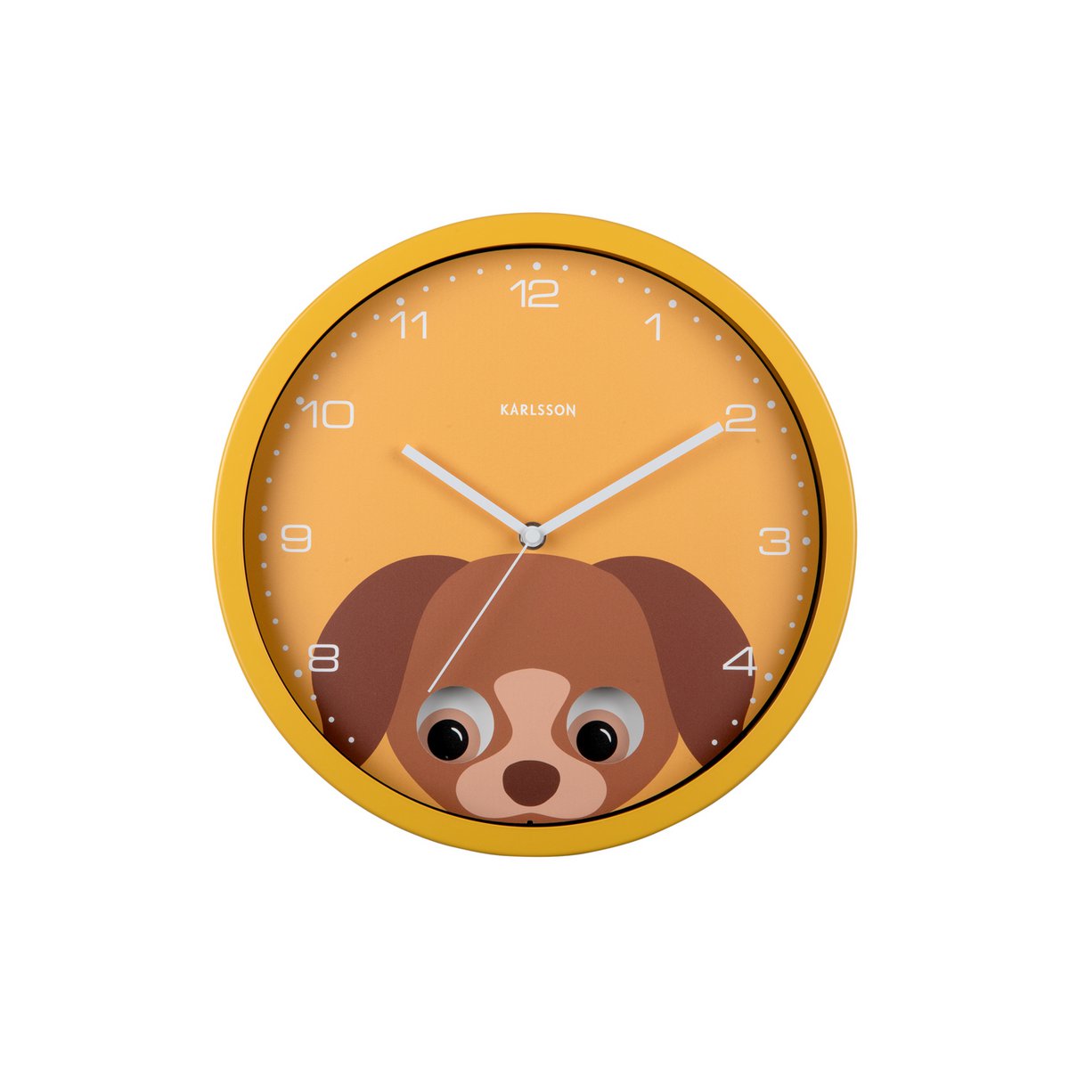 Wandklok Kiekeboe Hond