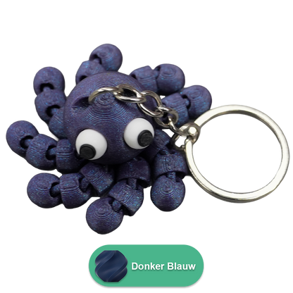 Sleutelhanger octopus PLA beweegbaar