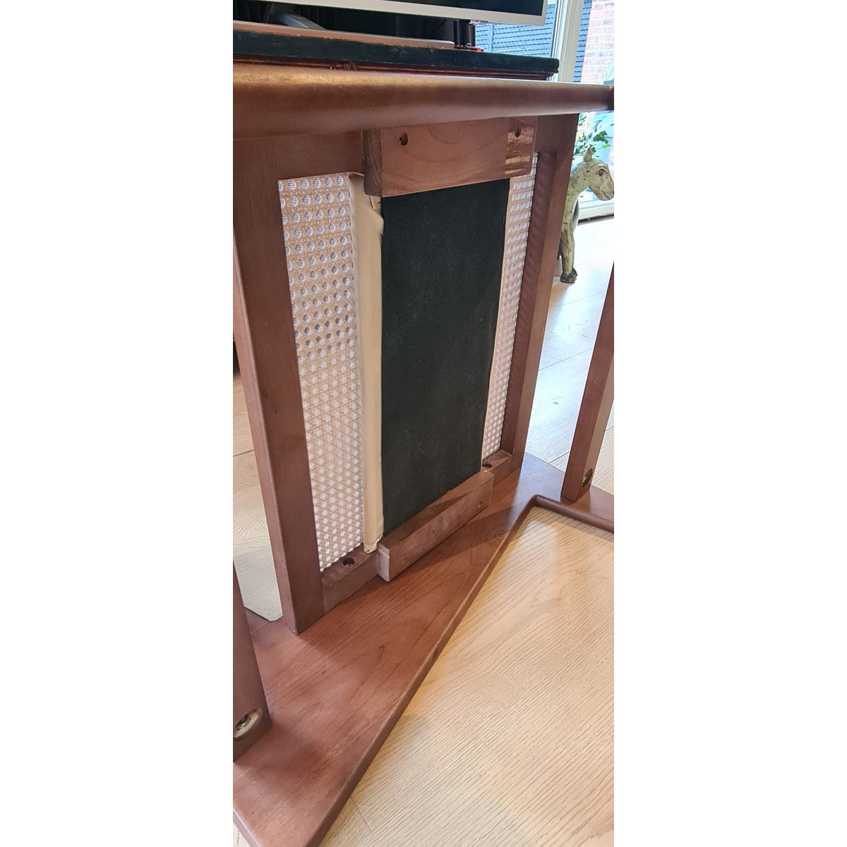 Fauteuil rotan massief hout Japandi