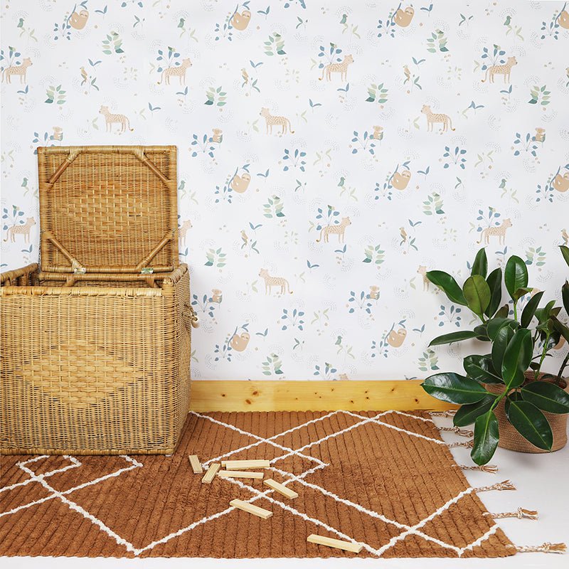LÄSSA TOFFEE S washable cotton children's rug