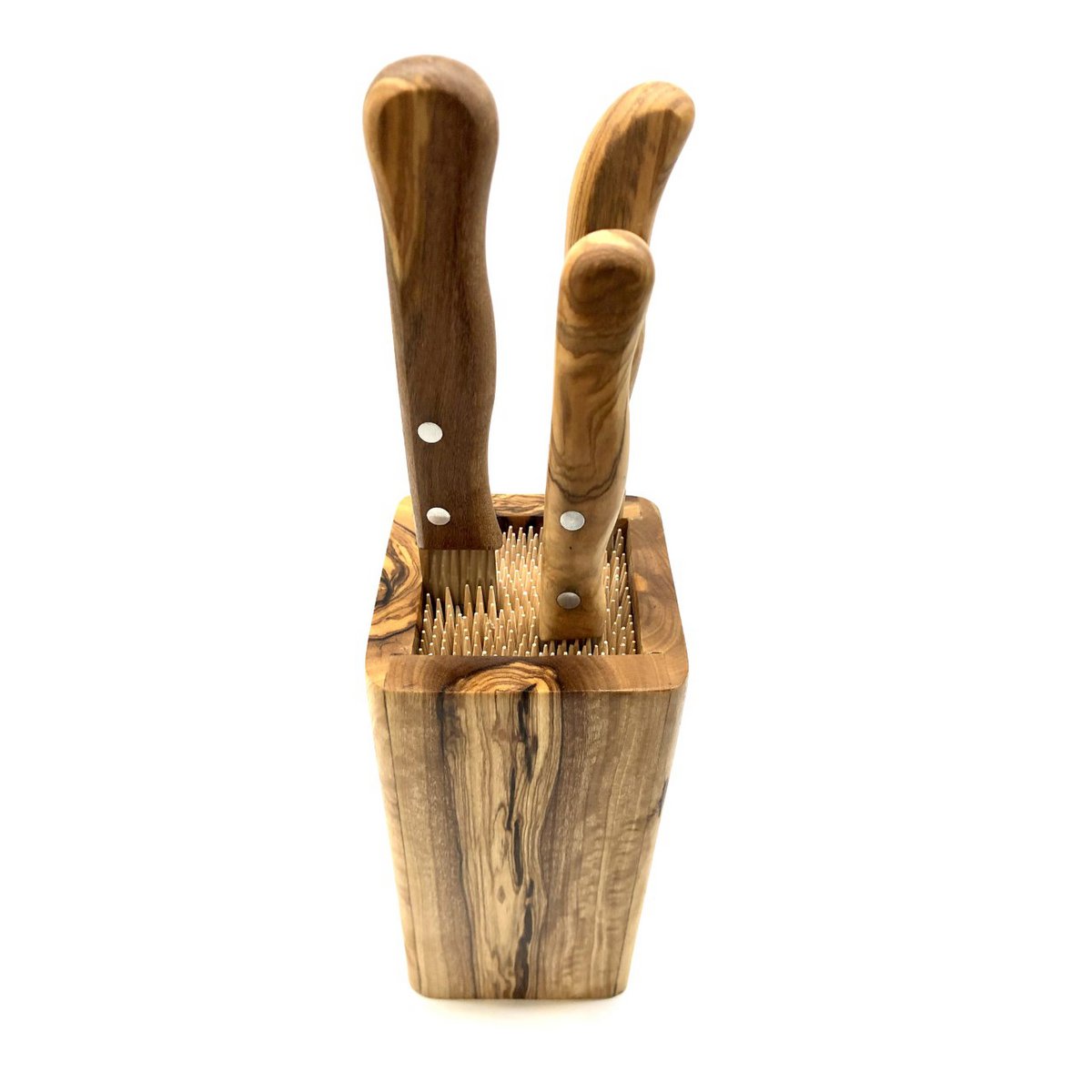 Messenblok olijfhout 16x8x8 cm