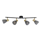 4-spot ceiling lamp "Lindita" bulbs not included