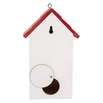 Vogelhuis 15x10x22 cm Wit Hout