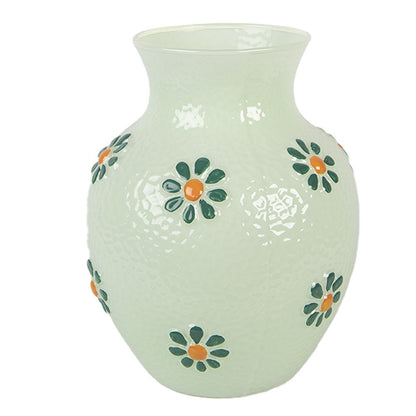 Vaas Ø 13x16 cm Groen Glas