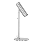 Tafellamp metaal zilver 20x20x47 cm