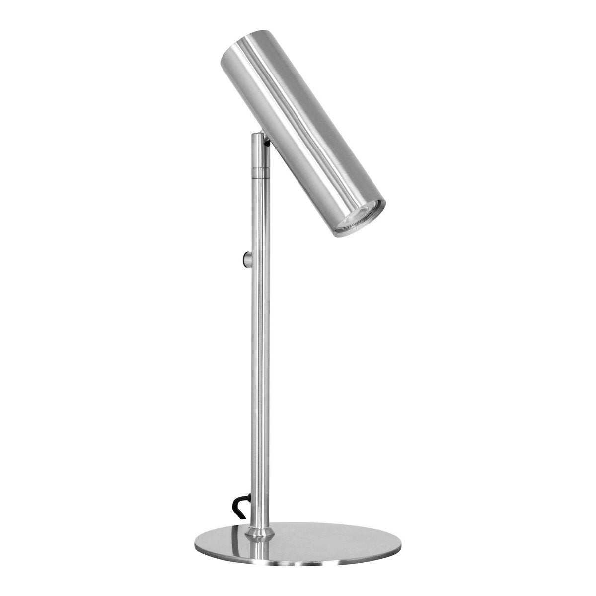 Tafellamp metaal zilver 20x20x47 cm