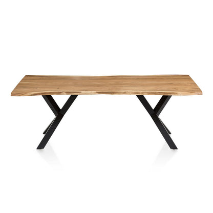 Eettafel acacia 200x100 cm