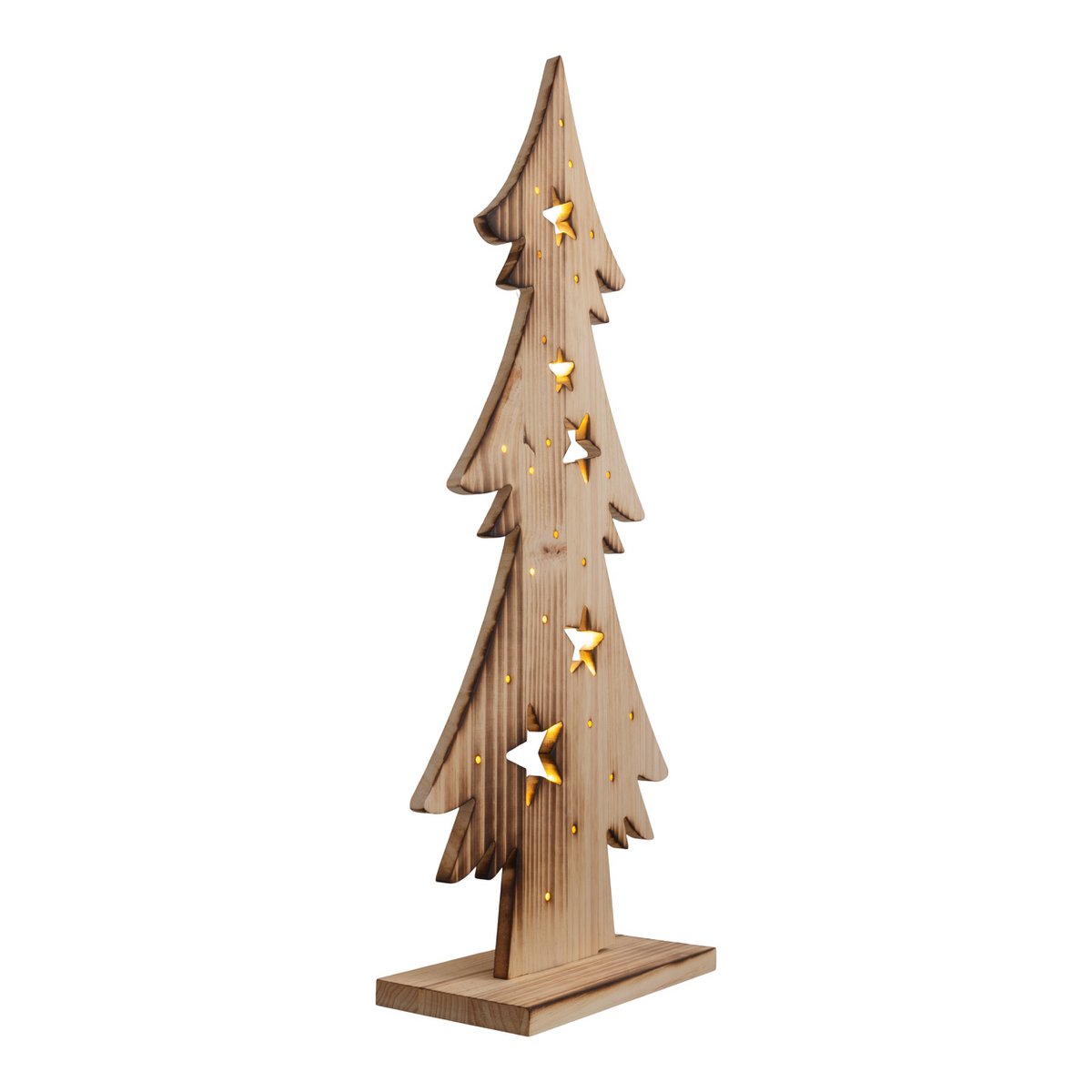 LED Houten Kerstboom Groot Met Vaste LEDs Voor Buiten