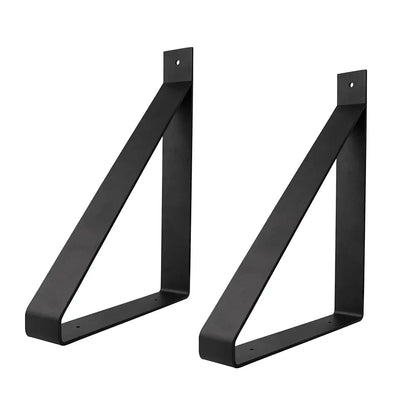 Plankendrager staal zwart 211x38x283 mm set van 2