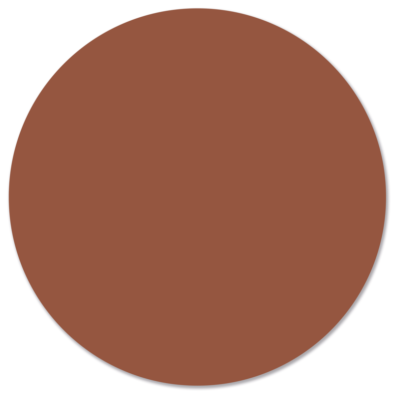 Wall Circle Plain Terracotta