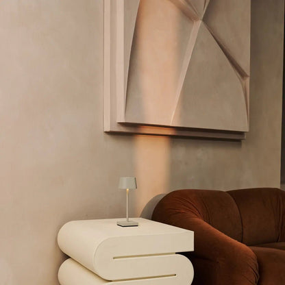 Tafellampen set 8x Sarphati Mini Shadow Grey met laadstation
